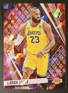 LeBron James 2023-24 Panini Phoenix RED ICE PRIZM Parallel Insert Card (no.211) - Picture 1 of 2