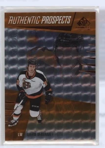 2023-24 SP GAME USED CHL SPGU RC ORANGE PATTERNED FOIL GAVIN McKENNA /499 TIGERS - Picture 1 of 2