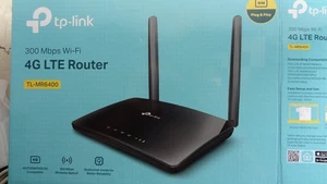 Router WiFi TP-Link TL-MR6400 SIM 4G LTE Modem Wireless Indoor Garanzia - Zdjęcie 1 z 3