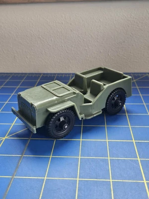TIM-MEE TOYS Military Jeep US Army Green 1970's Vintage Excellent Condition - Image 1 of 4