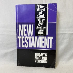 New Testament Word of God Alive & Active Bible Today's English Version 4th Ed - Foto 1 di 9