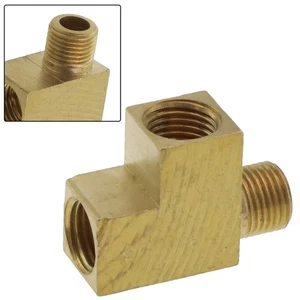 Oil Pressure Indicator Retrofitting Brass T-distributor For Oil Pressure Switch - Picture 1 of 12