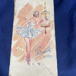 Vintage Pirouette Notizen Box Only Ballerina Birdcage - Bild 1 von 11