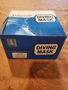 Máscara de Buceo DACOR Vintage Igualar con Purga Modelo DM30 Negra con Caja - Imagen 1 de 9