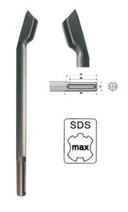 SDS-MAX Kanalmeißel PROFi SDS MAX  Kanal Meissel 250 x 25 mm Fugen Meißel - Bild 1 von 1