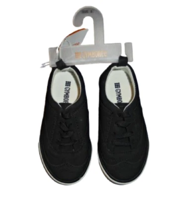 Gymboree Niños Zapatos Talla 8 Negro Oxford Tenis ALEGRES VACACIONES NUEVAS CON ETIQUETAS Foto 1 de 2