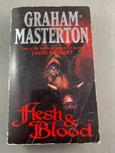Flesh and Blood Graham Masterton (Paperback, 1995) (L) - Picture 1 of 6