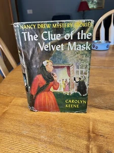 The Clue Of The Velvet Mask Carolyn Keene 1953 Nancy Drew Mystery - Bild 1 von 1