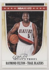 2011-12 NBA Hoops Artist's Proof Raymond Felton #200