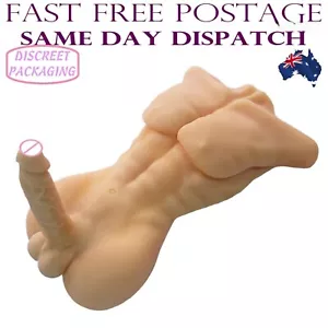 Sex Doll Realistic Male Masturbator Life-like Dildo Dong Male Gay Ass Sex Toy - Picture 1 of 5