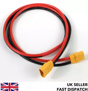 Long 1m metre XT90 extension cable charge wire lead RC 100cm battery ebike Lipo - Picture 1 of 4