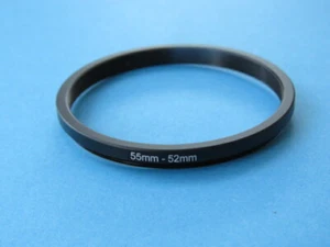 55mm to 52mm Step Down Step-Down Ring Camera Filter Adapter Ring 55mm-52mm - Picture 1 of 2