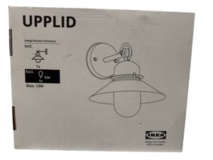 Brand New IKEA UPPLID Black Wall Lamp 305.562.34 - Foto 1 di 1