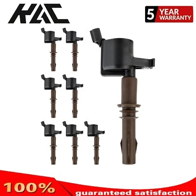 8x Ignition Coils For 2008-2014 Ford Expedition; 2007-2010 Ford F-150 5.4L - Image 1 of 4