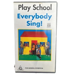 Playschool Everybody Sing! VHS Video Tape Vintage Casette Pal - Picture 1 of 7