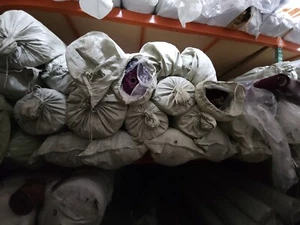 Maroon Cotton Velvet Upholstery Closeout Fabric by the Bolt 50 yards Wholesale - Picture 1 of 8