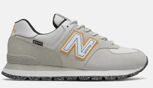 New Balance® Men's 7 D (Women's 8.5) 574 Rugged Gore-Tex Running Shoes in Grey - Picture 1 of 8