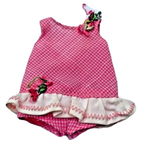 Traje de Juego Barbie Tutti Guinga Rosa Blanco Sol De Colección - Imagen 1 de 6