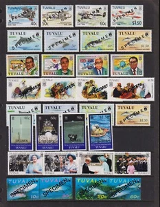 Tuvalu - 8 Commemorative sets - see scan - Picture 1 of 1