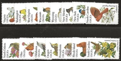 US Scott #1953-2002, Singles 1982 Complete Set 20c VF MNH - Image 1 of 3