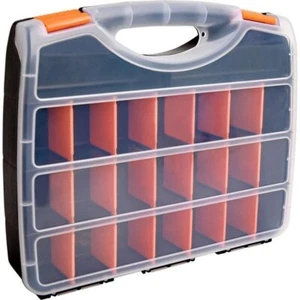 21 Compartment Storage Box Organiser Case For Screws, Nails, Nuts, Bolts & Craft - Picture 1 of 3