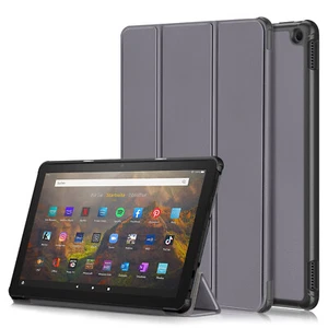 Case For Amazon Fire HD 10/HD 8/Fire Max 11 Smart Folding Weak/Sleep Cover - Picture 1 of 133