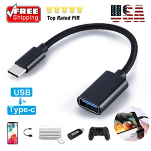 Type C USB-C 3.1 Male To USB 3.0 Type A Female OTG Converter Adapter Cable Cord - Bild 1 von 7