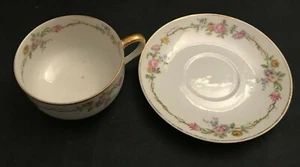CH. FIELD HAVILAND LIMOGES TEACUP AND SAUCER   - Picture 1 of 2