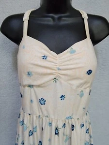 No Boundaries Juniors Womens Sundress Dress Size M Medium 7/9 Multicolor Floral - Picture 1 of 12