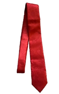 Ferro Herren Mikrofaser handgefertigte Krawatten Krawatte ~ rot - Bild 1 von 8