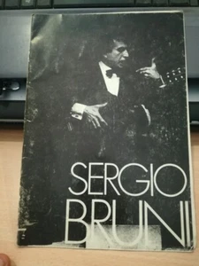 BROCHURE DELLO SPETTACOLO DI SERGIO BRUNI CON DEDICA E FIRMA DI EDUARDO DE FILIP - Picture 1 of 5