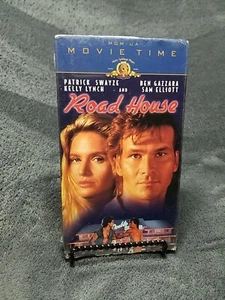 Road House VHS Tape- Action Movie Patrick Swayze- New Sealed- MGM/UA Movie Time - Picture 1 of 3