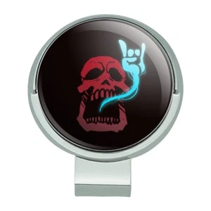 Rock and Roll Soul Totenkopf Golf Hut Clip mit magnetischem Ballmarker - Bild 1 von 6