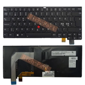 Nordic Backlit W/Trackpoint Keyboard for Lenovo Thinkpad T470P(Not for T460P) - Picture 1 of 3