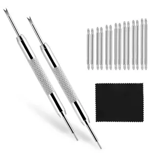 Kit di ricambio perni per cinturino orologio, diametro 16 pezzi 1,5 mm - Foto 1 di 8