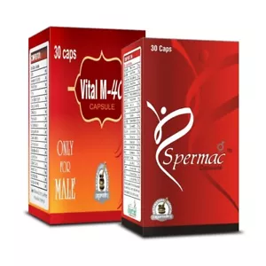 Herbal Capsules for Semen Volume, Sperm Count, and Male Fertility Boost, Spermac - Picture 1 of 5