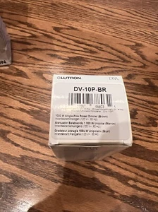 NEW Lutron DV-10P-BR Diva 1000w Single Pole Preset Dimmer (Brown) - Picture 1 of 3