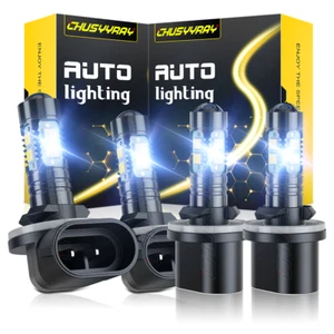 880 885 + 881 894 LED Hi/Lo Headlight Bulbs Fit Arctic Cat Panther 570 2002-2007 - Picture 1 of 12