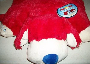 Almohada Mascotas Niños Juguete de Peluche Rojo Blanco y Azul Bandera Americana Perro Patriótico Navidad - Imagen 1 de 3