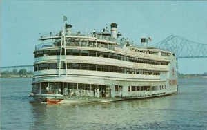 Vintage Postcard S.S. President, Steamer Ship, Mississippi River - Picture 1 of 2