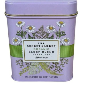 The Secret Garden Tea Tin of Tea Sleep Blend 50 tea bags - Picture 1 of 9