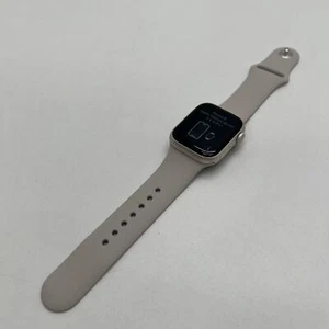 Apple Watch Series 9 MR8T3CL/A 41mm Starlight S/M - Photo 1 sur 6
