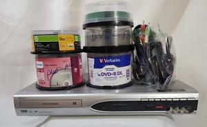 Funai SV2000 WV10D6 DVD Player Recorder plus Extras DVD-R DVD-RW No Remote - Picture 1 of 11