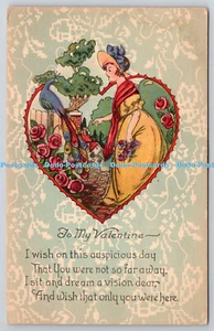 R759266 To My Valentine I Wish on this Auspicious Day Series No 1172 - Picture 1 of 4