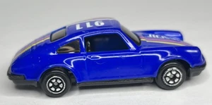 Vintage Yaming Blue Porsche 911 Rare Original Old Car No.811 Racing Stripes ~ GL - Picture 1 of 13