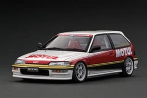 Modelo De Ignición IG3123 1/18 Honda CIVIC EF9 SiR Blanco / Rojo Coche De Modelo - Imagen 1 de 12