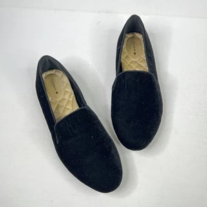 Mocassini slip on Birdies The Starling in velluto nero donna 11 - Foto 1 di 8