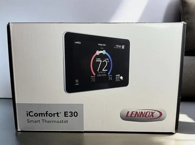 Lennox iComfort E30 Programable WiFi Touchscreen Smart Thermostat HD Display - Image 1 of 4