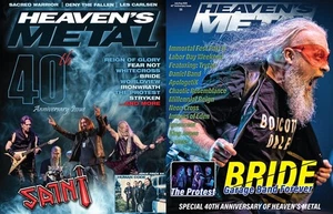 Heaven's Metal Magazine 40th Anniversary Edition CHRISTIAN METAL flip-cover - Foto 1 di 1
