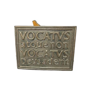 Wild Goose Studio Vocatus Bronze Plaque Carl Jung  9” X 7” God Present Ireland - Picture 1 of 4